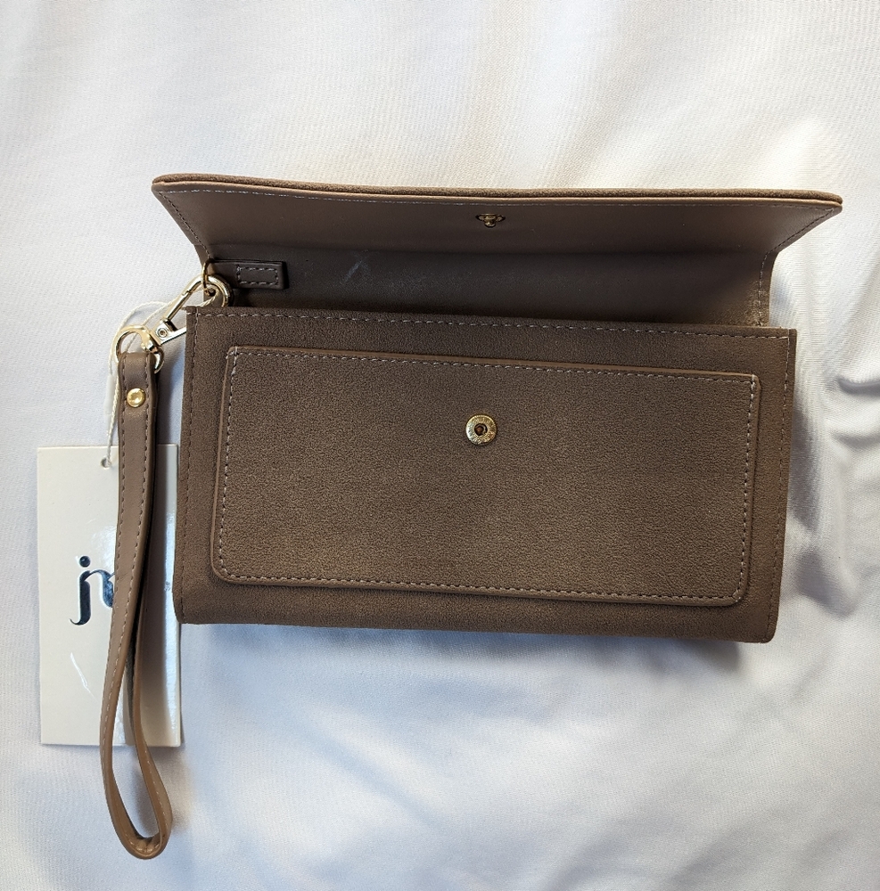 NWT Exquisite Wallet Cool Beige Jessica Moore
